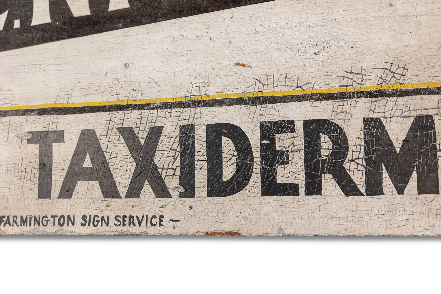 Taxidermist Sign "Expert Mountings C.L. Nichols Licensed Taxidermist"