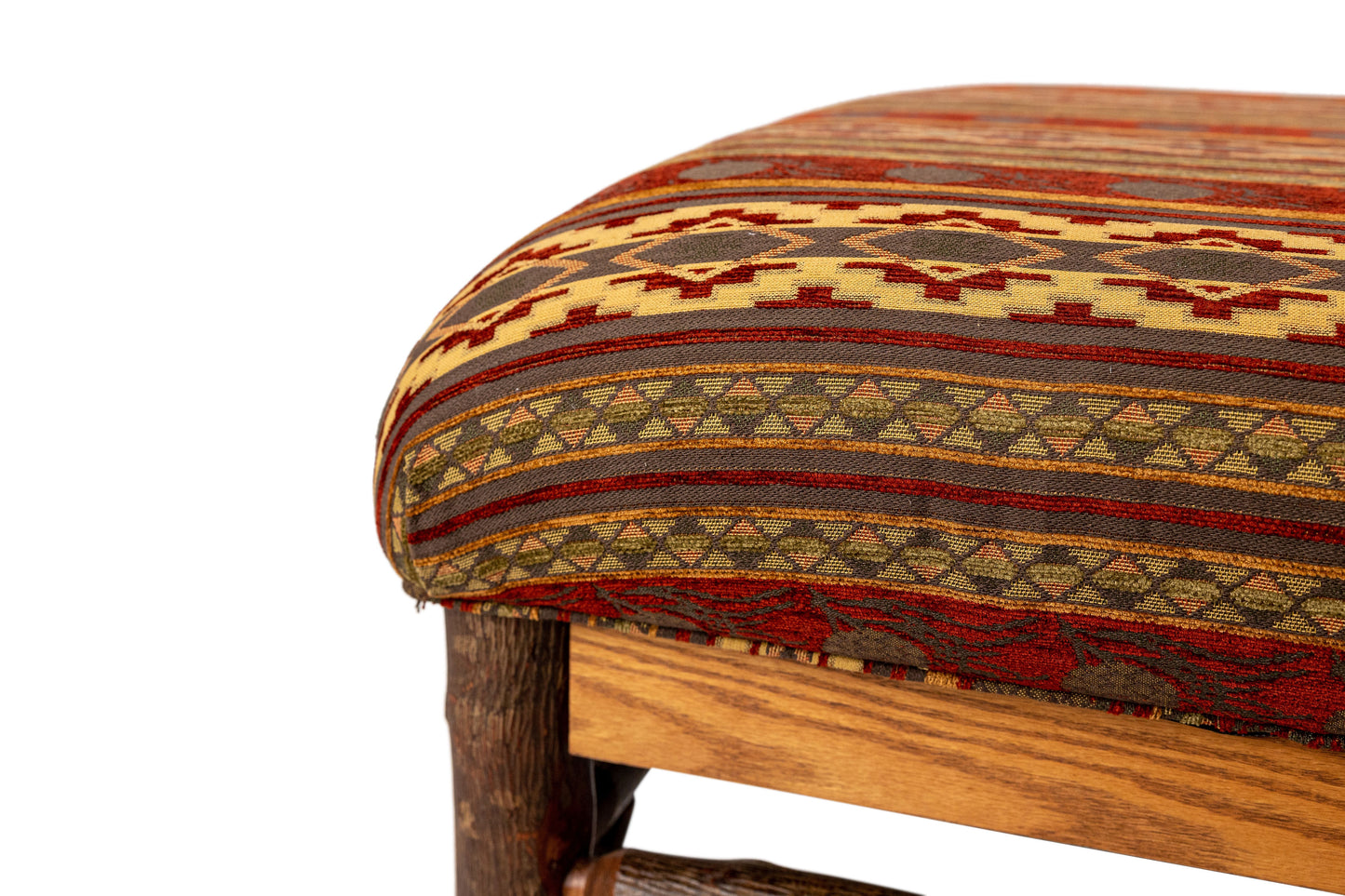 Old Hickory Big Ranch Ottoman - Pine Lodge