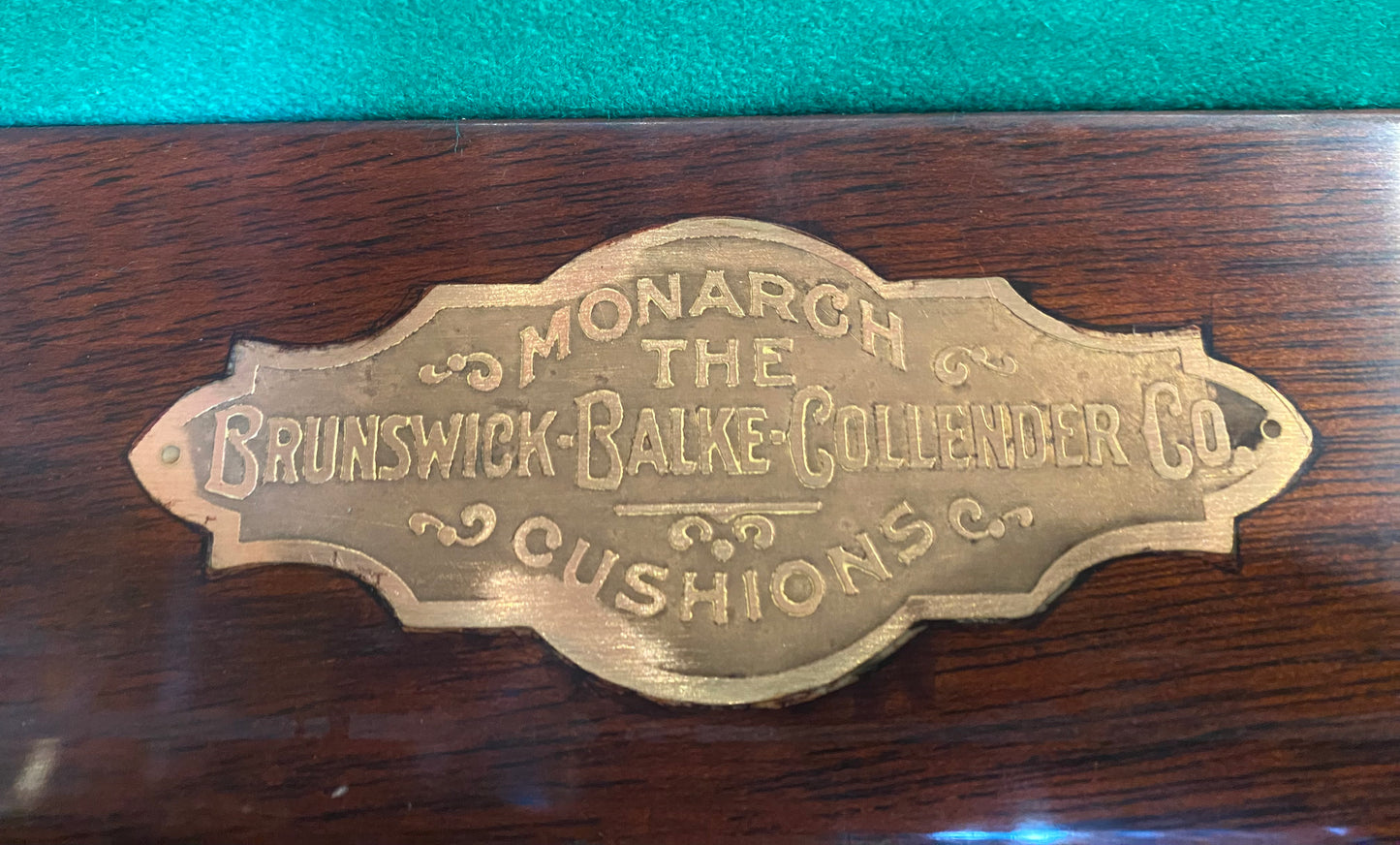Antique 9' Brunswick Balke Collender Company Pool Table Circa 1884 "Nonpareil Novelty"