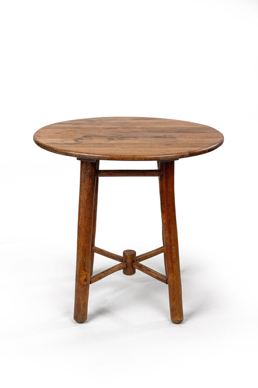 Vintage Rustic Round Table