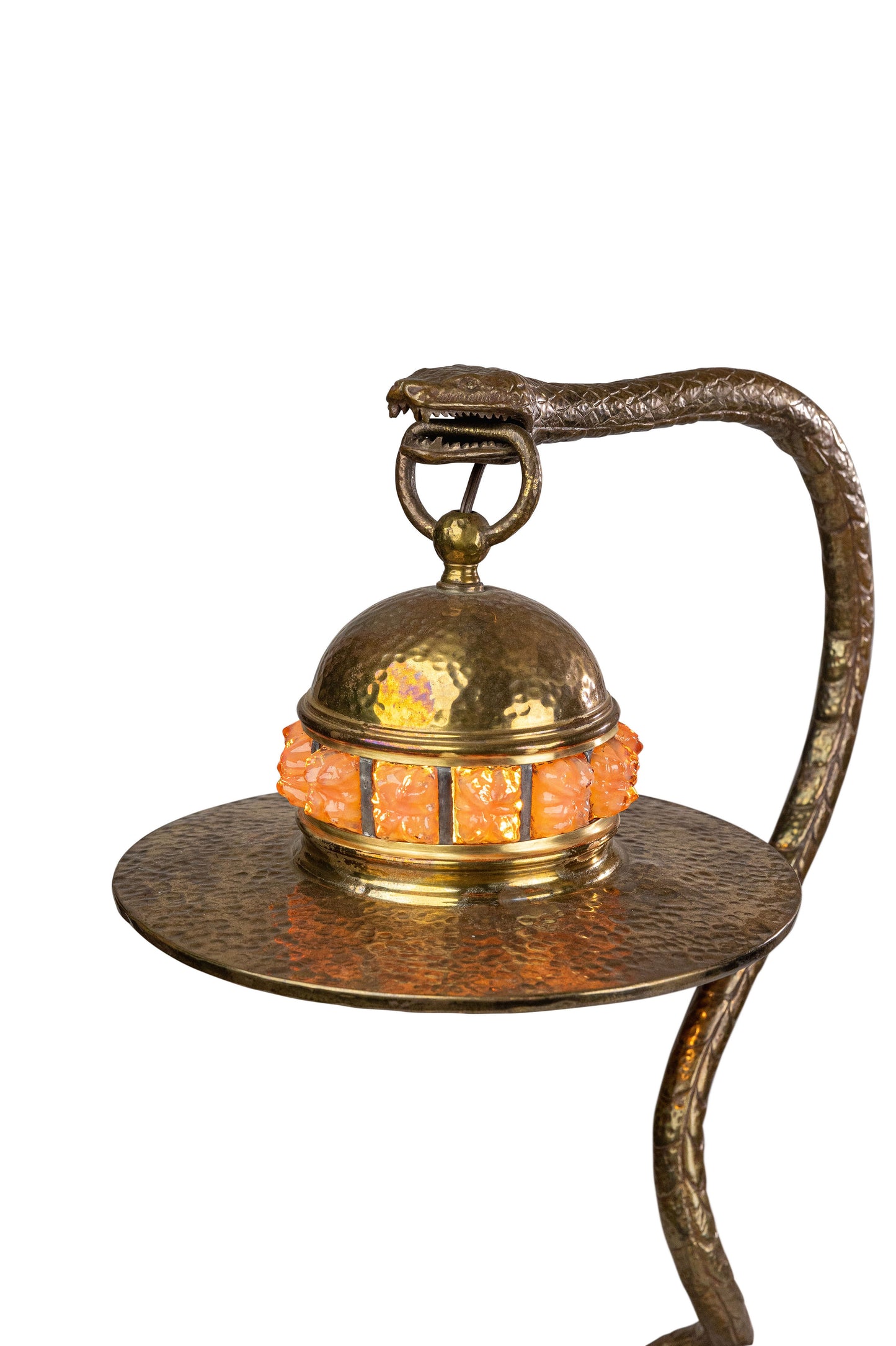 Bronze Snake Desk Lamp Circa 1930
