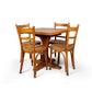 Mid Century Graffiti Art Table And 4 Chair Set Signed Thonet