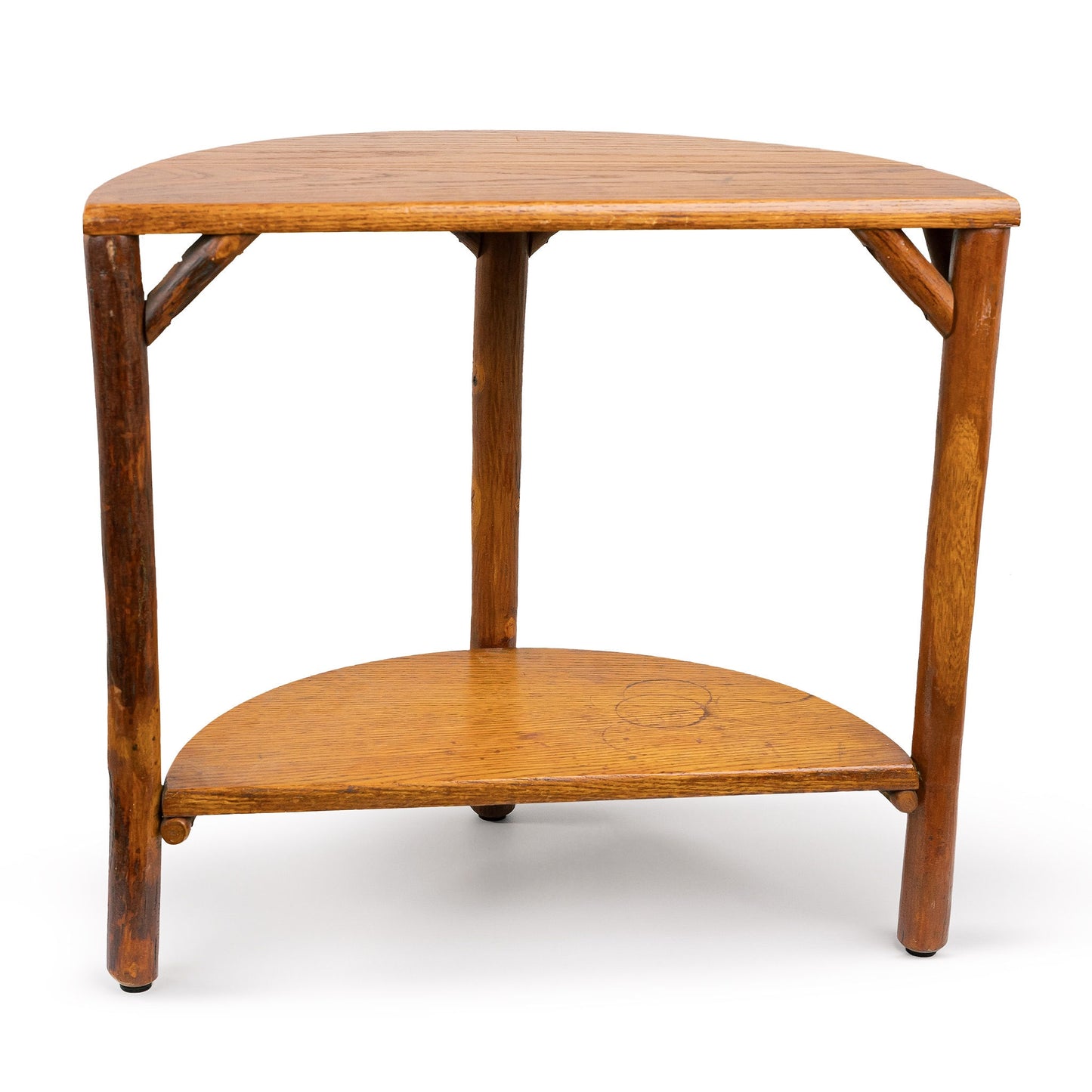 Old Hickory Demilune Demi Lune Table