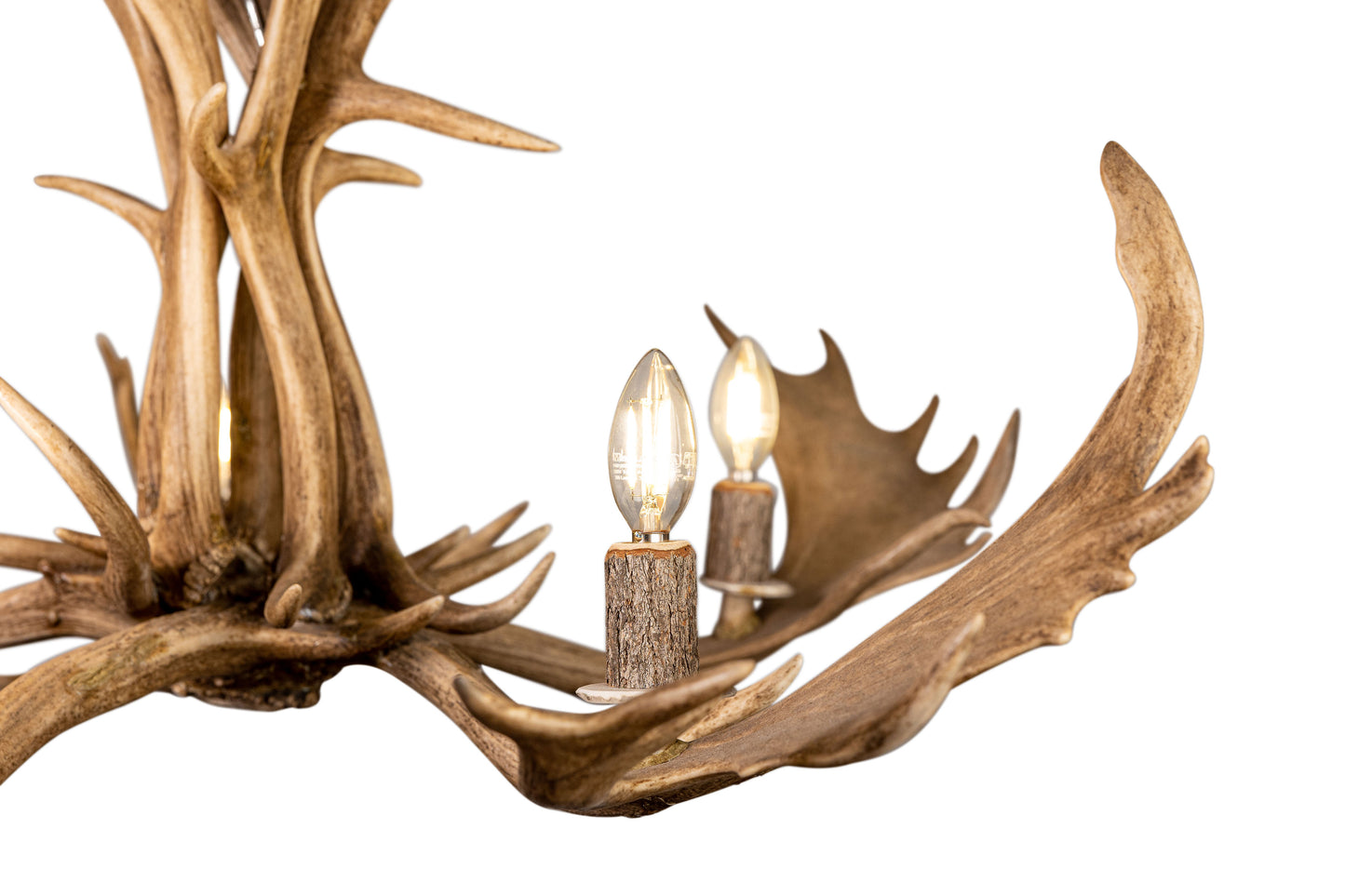 Fallow Deer Chandelier Large Six Light