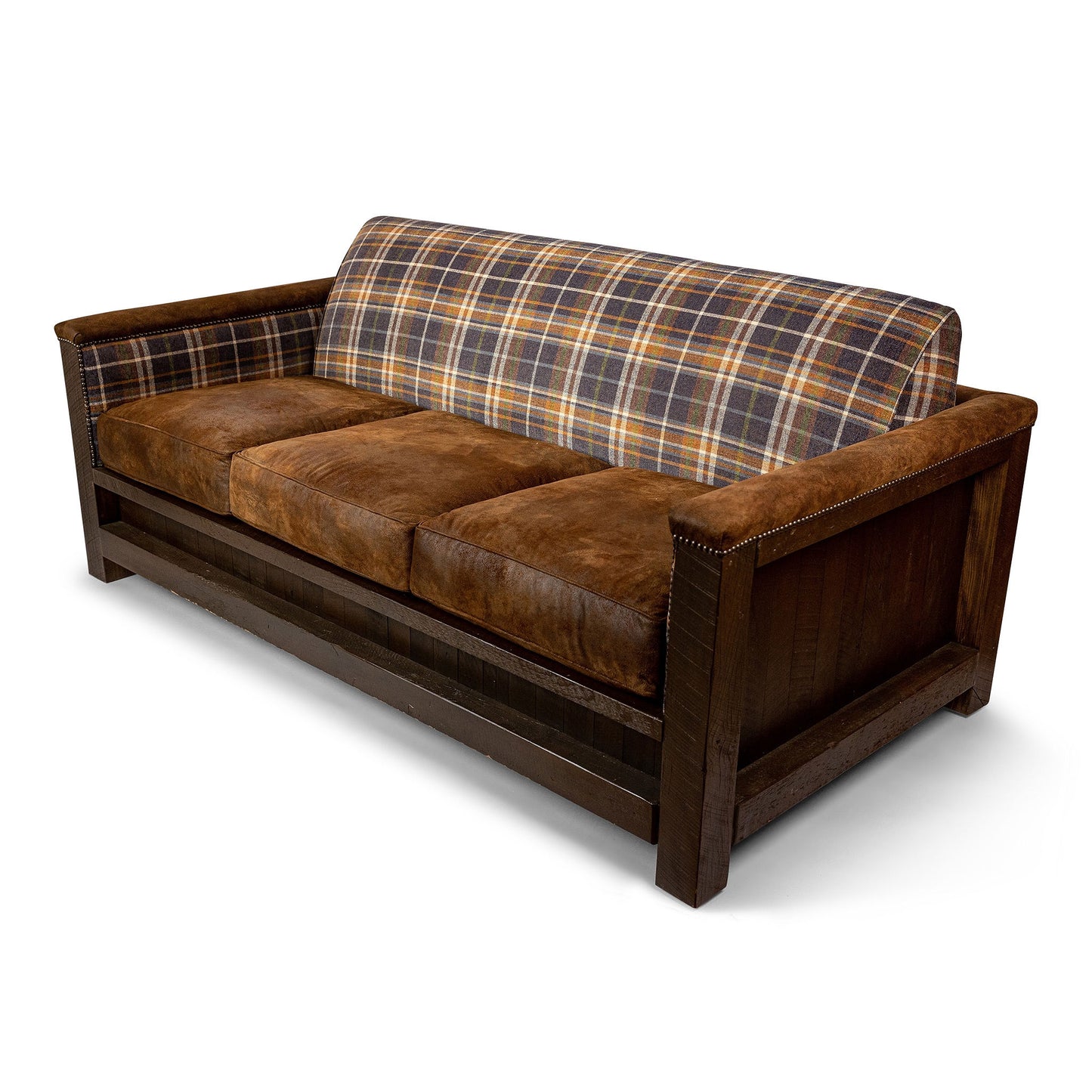 Old Hickory Urban Timber Sofa with Durango Bourbon Seat