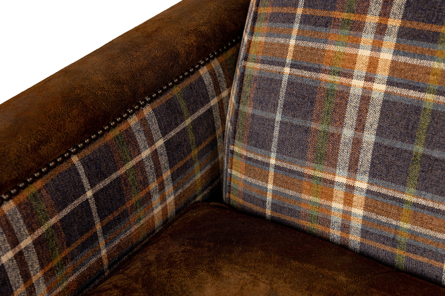 Old Hickory Urban Timber Sofa with Durango Bourbon Seat