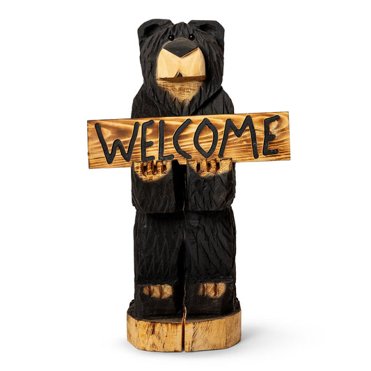 Two Foot Chainsaw Welcome Bear