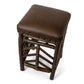 Old Hickory Barstool 24" High, Durango Seat, Spoke Arrow Detail