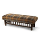 Custom Grove Park Double Ottoman