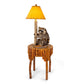 Raccoon Lamp Taxidermy