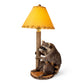 Raccoon Lamp Taxidermy